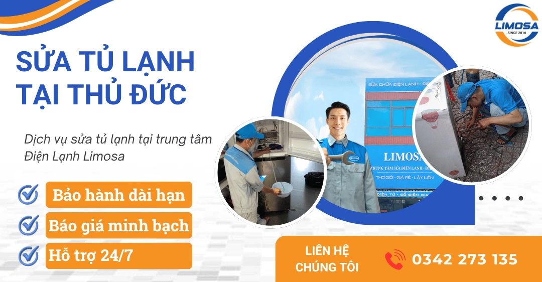 Dịch vụ sửa tủ lạnh tại Thủ Đức uy tín, có mặt trong 30 phút Dịch vụ sửa tủ lạnh tại Thủ Đức