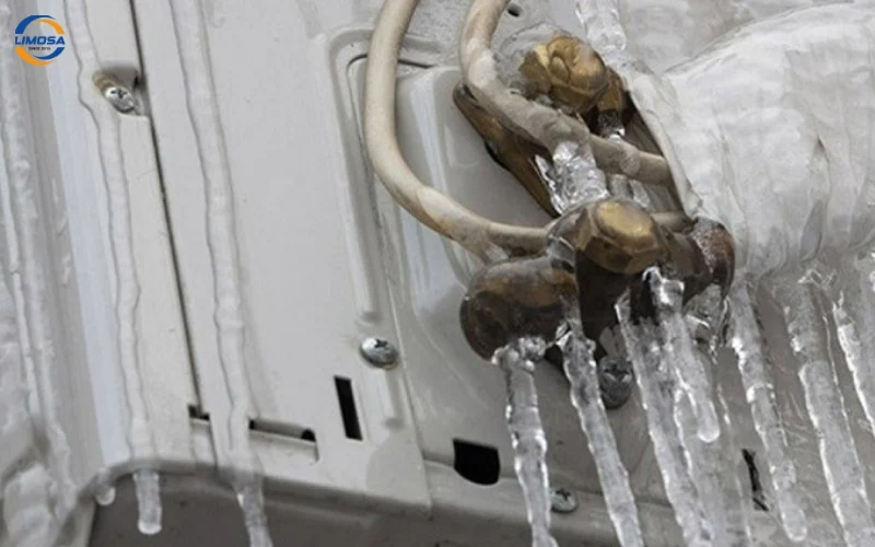 Tác hại khi ống đồng máy lạnh bị đóng tuyết