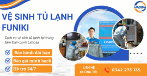 Dịch vụ vệ sinh tủ lạnh Funiki