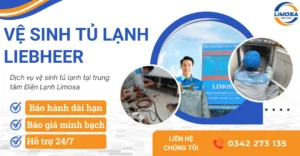 Dịch vụ vệ sinh tủ lạnh Liebheer
