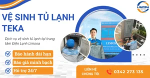 Dịch vụ vệ sinh tủ lạnh Teka