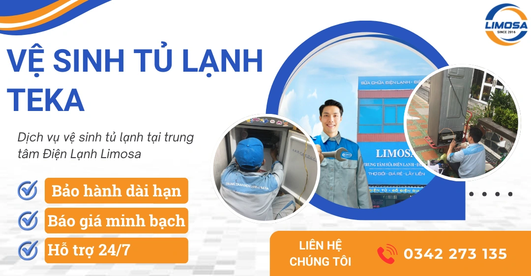 Dịch vụ vệ sinh tủ lạnh Teka chuyên nghiệp tại nhà Dịch vụ vệ sinh tủ lạnh Teka