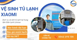 Dịch vụ vệ sinh tủ lạnh Xiaomi