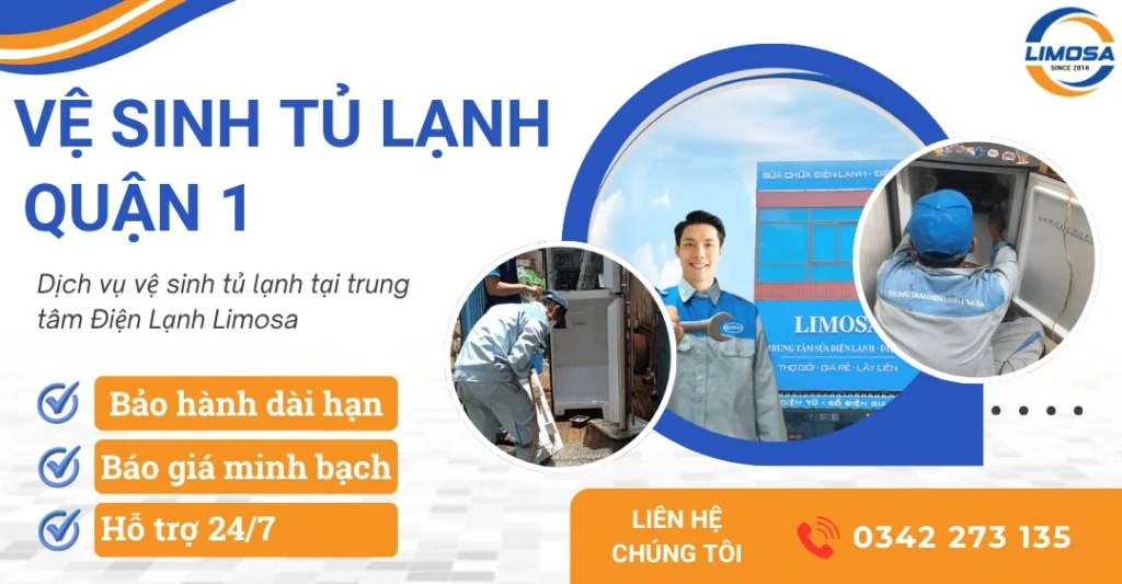 Dịch vụ vệ sinh tủ lạnh quận 1