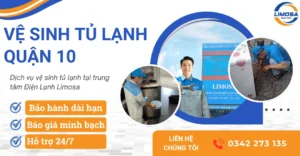 Dịch vụ vệ sinh tủ lạnh quận 10