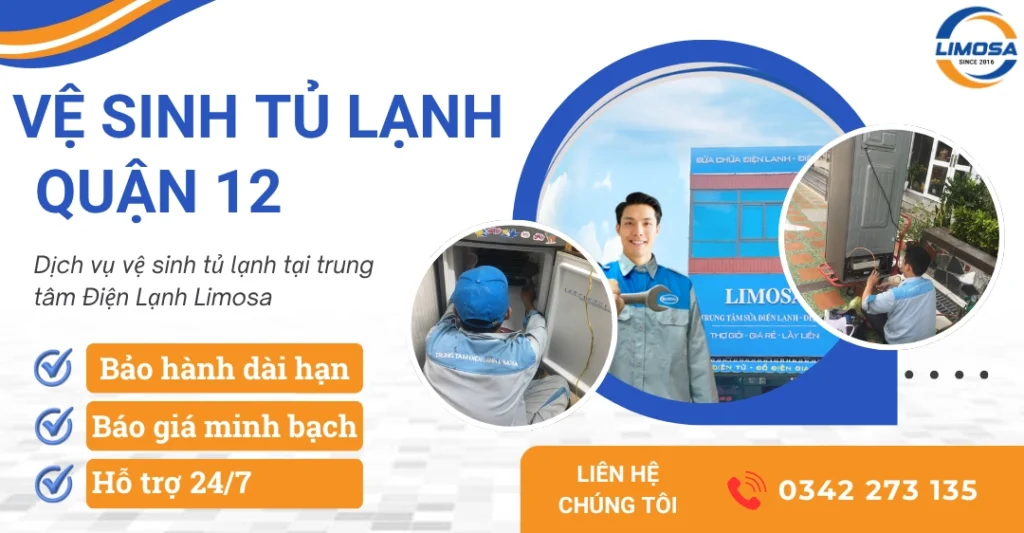 Dịch vụ vệ sinh tủ lạnh quận 12