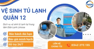 Dịch vụ vệ sinh tủ lạnh quận 12