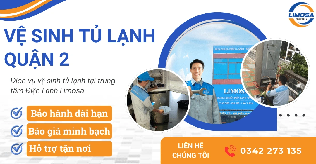 Dịch vụ vệ sinh tủ lạnh quận 2 chuyên nghiệp, giá tốt Dịch vụ vệ sinh tủ lạnh quận 2