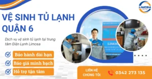 Dịch vụ vệ sinh tủ lạnh quận 6