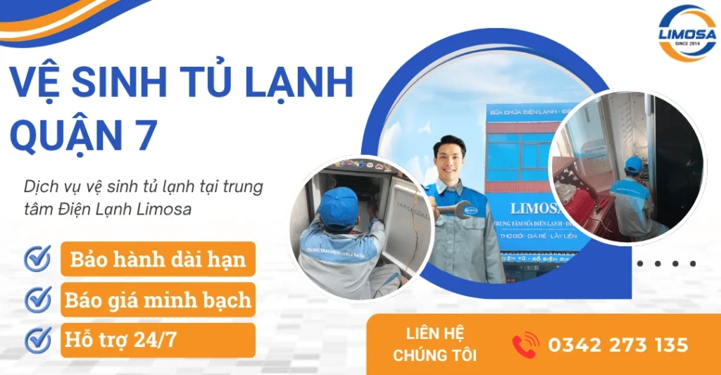 Dịch vụ vệ sinh tủ lạnh quận 7