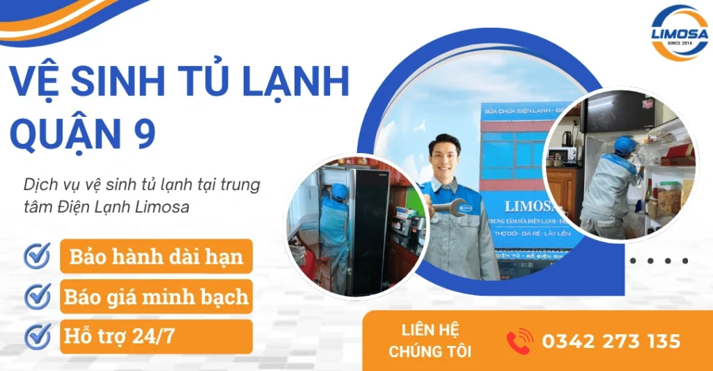 Dịch vụ vệ sinh tủ lạnh quận 9