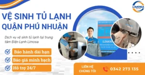 Dịch vụ vệ sinh tủ lạnh quận Phú Nhuận