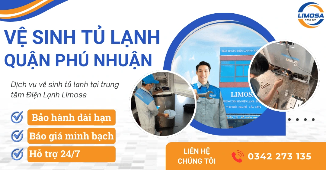 Dịch vụ vệ sinh tủ lạnh quận Phú Nhuận nhanh chóng tại nhà Dịch vụ vệ sinh tủ lạnh quận Phú Nhuận