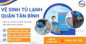 Dịch vụ vệ sinh tủ lạnh quận Tân Bình