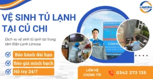 Dịch vụ vệ sinh tủ lạnh tại Củ Chi