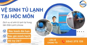 Dịch vụ vệ sinh tủ lạnh tại Hóc Môn