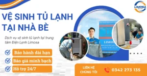 Dịch vụ vệ sinh tủ lạnh tại Nhà Bè