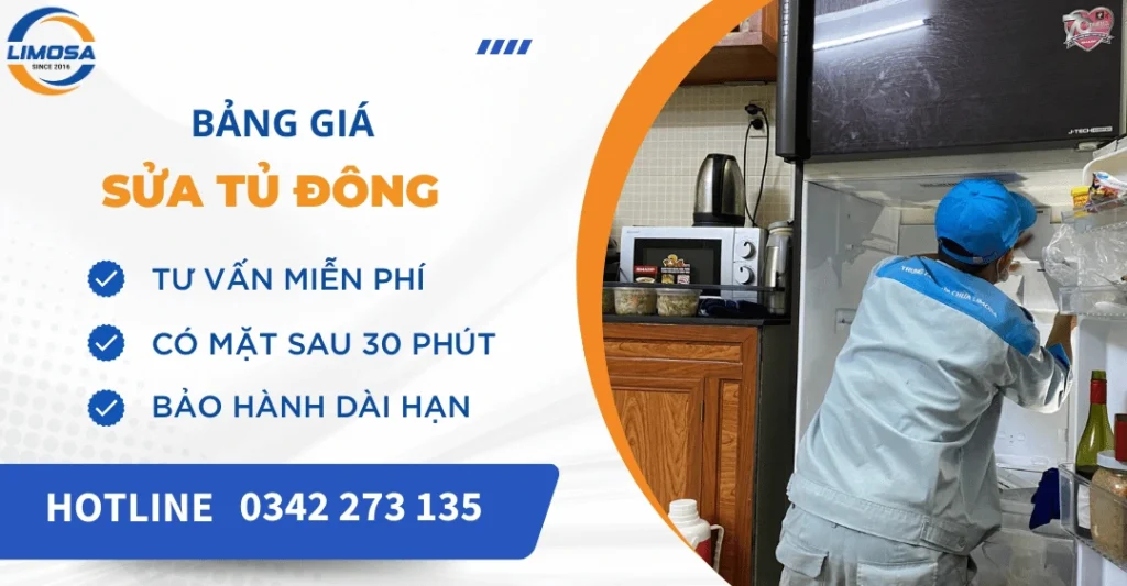 Bảng giá sửa tủ đông