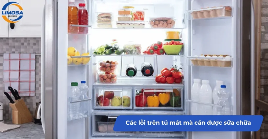 Các lỗi trên tủ mát mà cần được sữa chữa