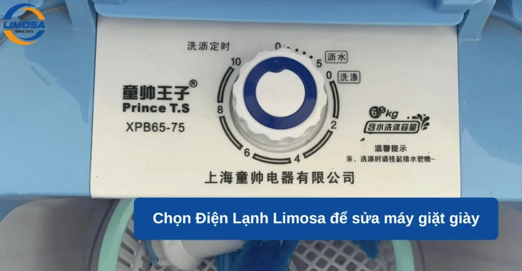 Chọn Điện Lạnh Limosa để sửa máy giặt giày
