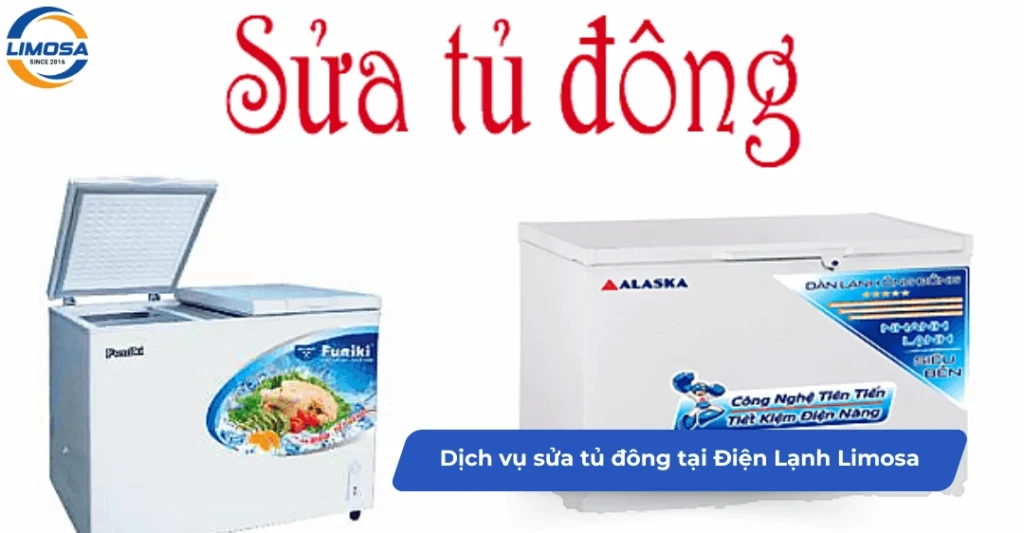 Chọn dịch vụ sửa tủ đông tại Điện Lạnh Limosa