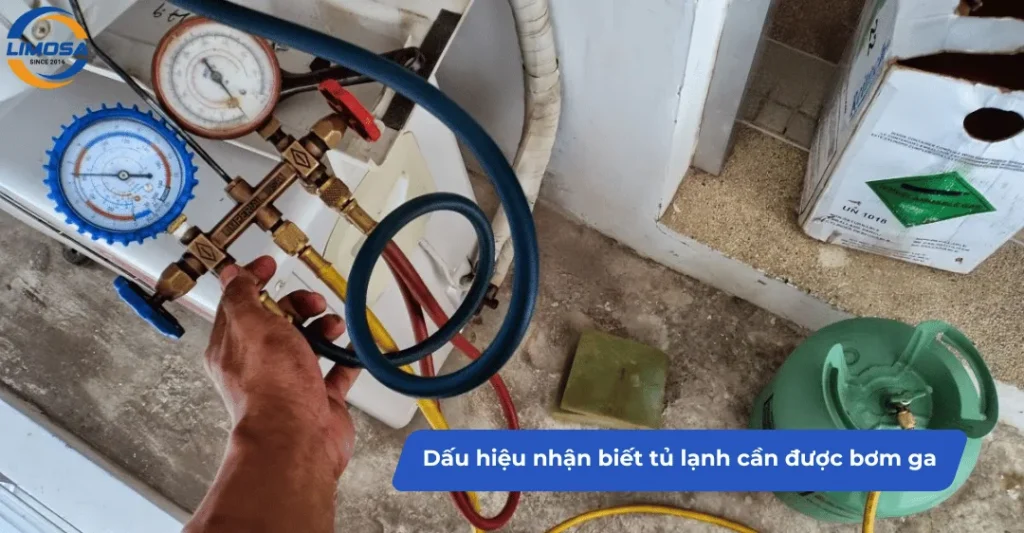 Dấu hiệu nhận biết thiết bị tủ lạnh cần được bơm ga