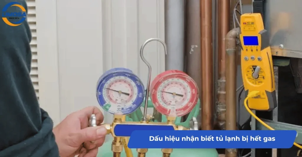Dấu hiệu nhận biết tủ lạnh bị hết gas, thiếu gas