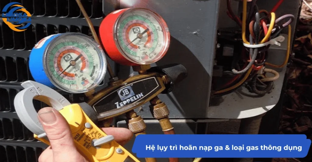 Hệ lụy trì hoãn nạp ga và các loại gas thông dụng