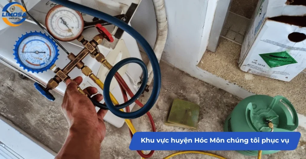 Khu vực tại huyện Hóc Môn Điện Lạnh Limosa phục vụ