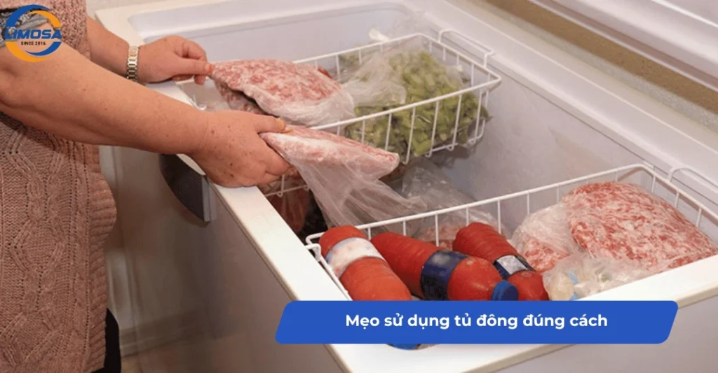 Mẹo sử dụng tủ đông đúng cách