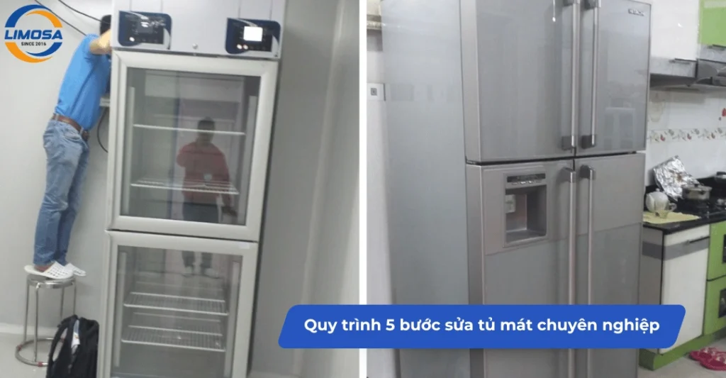 Quy trình 5 bước sửa tủ mát chuyên nghiệp