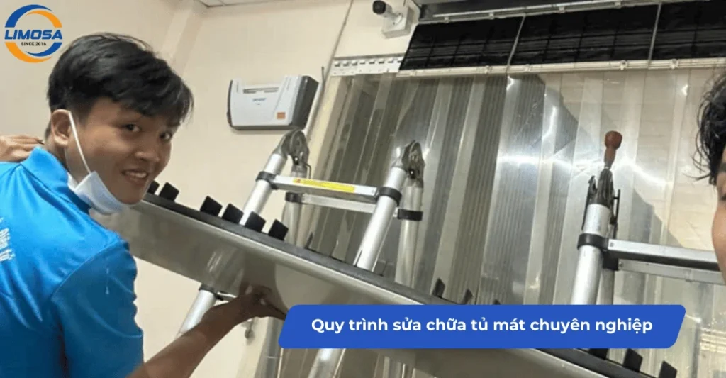 Quy trình sửa chữa tủ mát chuyên nghiệp