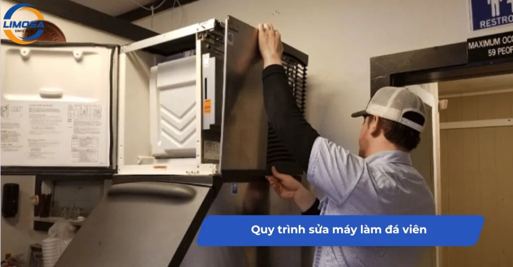 Quy trình sửa máy làm đá viên chuyên nghiệp