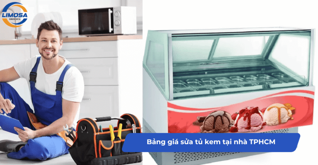 Quy trình sửa tủ kem chuyên nghiệp