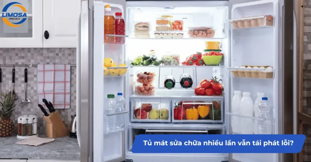 Tại sao tủ mát sửa chữa nhiều lần vẫn tái phát lỗi