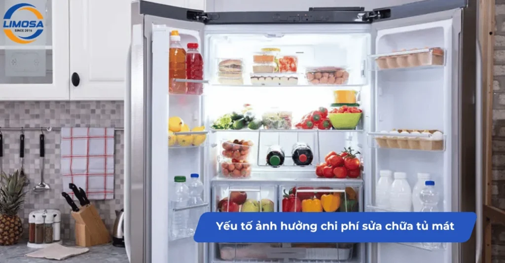 Yếu tố ảnh hưởng đến chi phí sửa chữa tủ mát