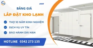 Giá lắp đặt kho lạnh
