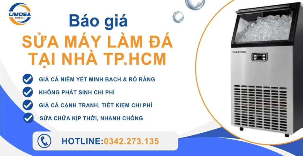 Bảng giá sửa máy làm đá viên