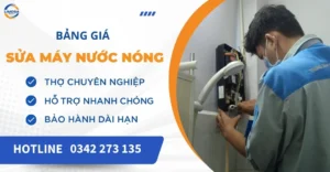 Bảng giá sửa máy nước nóng