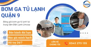 Dịch vụ bơm ga tủ lạnh quận 9