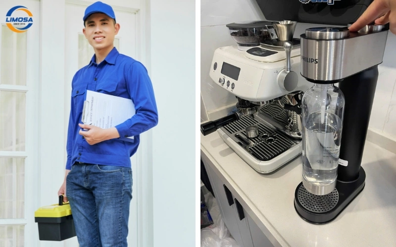 Các bước sửa máy làm soda tại Điện Lạnh Limosa