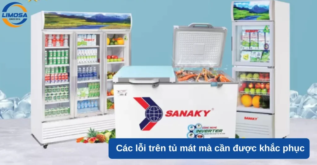 Các lỗi trên tủ mát mà cần được khắc phục