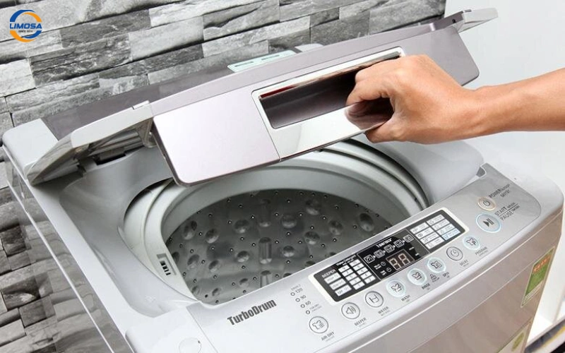 Các nút cơ bản của máy giặt LG 8kg