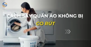 cách sấy quần áo không bị co rút
