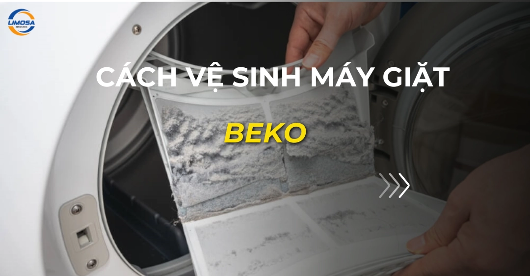 cách vệ sinh máy giặt beko_