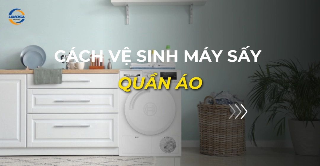 cách vệ sinh máy sấy quần áo