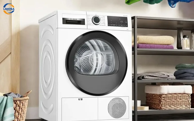 Cấu tạo máy sấy quần áo chính