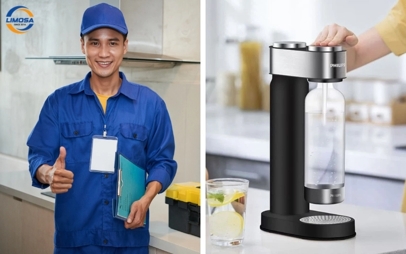 Chính sách bảo hành dịch vụ sửa máy làm soda tại điện lạnh limosa