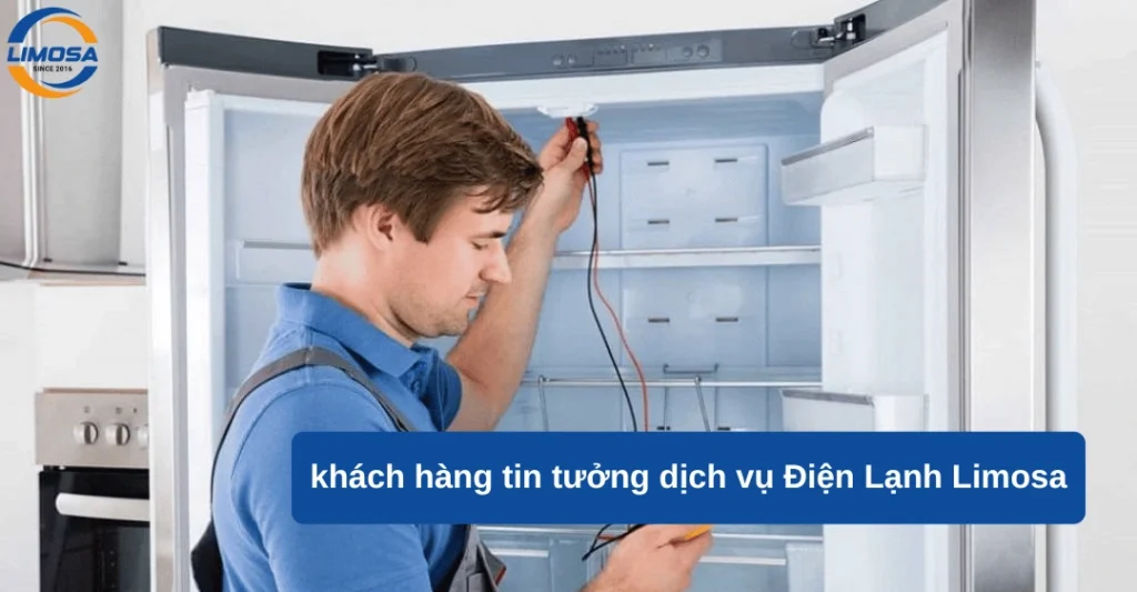 khách hàng tin tưởng dịch vụ của Điện Lạnh Limosa