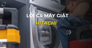lỗi c4 máy giặt hitachi_